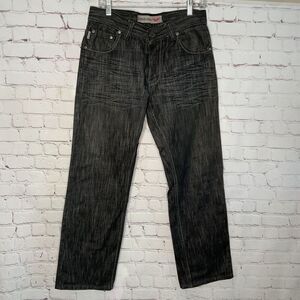 Giorgio Armani Men’s 32  Pants‎ Straight Leg Denim Jeans size 32 In Black Color*